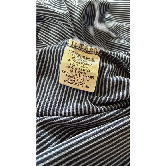 Masters Tech Blue White Stripe Augusta National Golf Polo Shirt XL - Picture 4 of 6